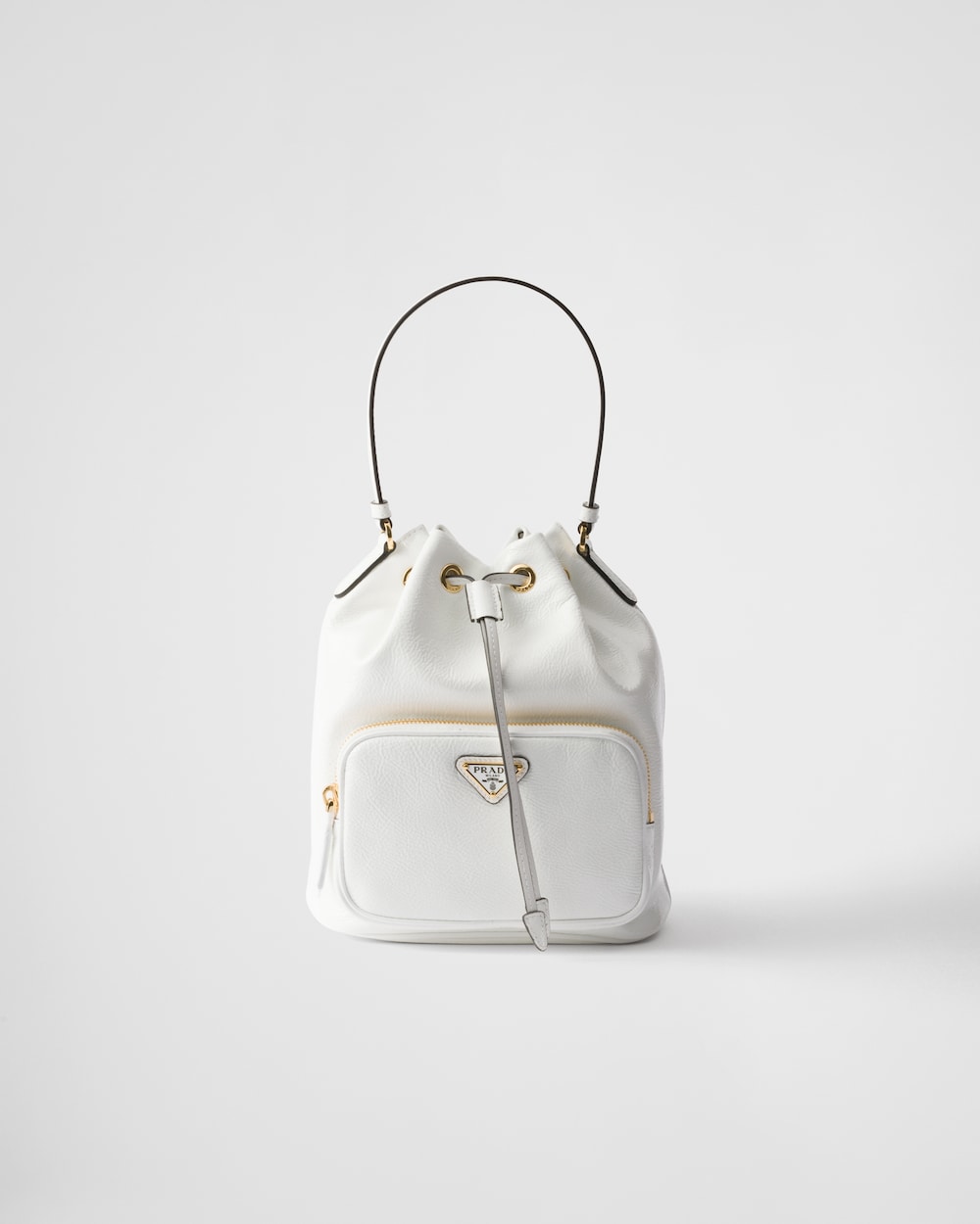 Prada Duet Naplak Patent Leather Bucket Bag - Image 1